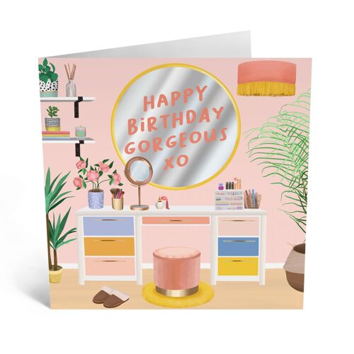 Gorgeous Dressing Table Cute Birthday Card