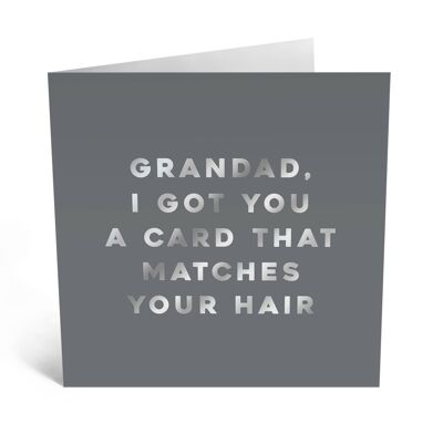 Tarjeta Grandad para combinar con tu cabello