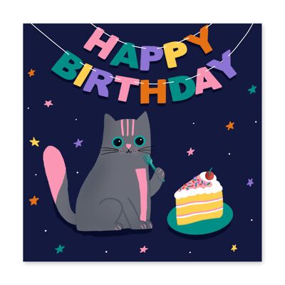 Happy Birthday Cute Birthday Card - 1