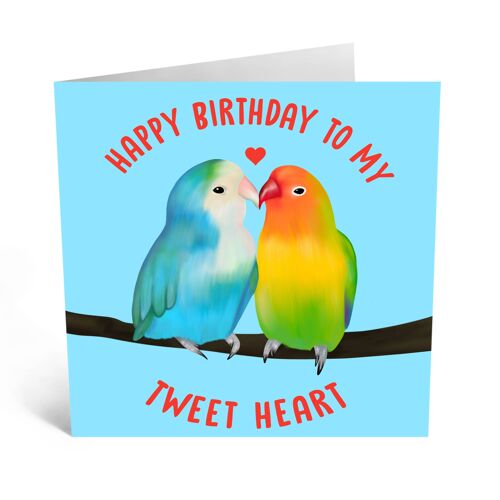 Happy Birthday to My Tweet Heart Card