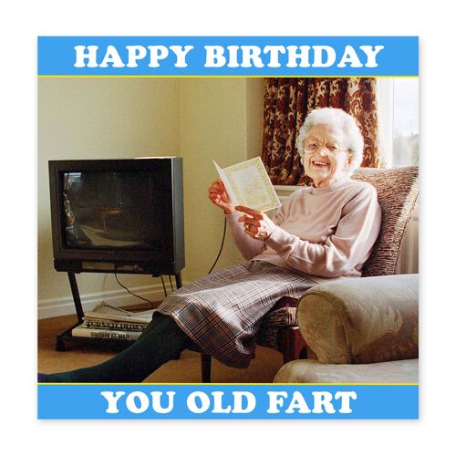 Happy Birthday You Old Fart Card