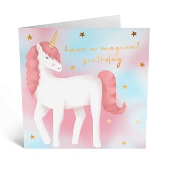 Avoir un anniversaire magique Carte d'anniversaire mignonne - 2 3