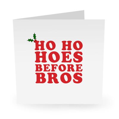 HO HO HOES 2 CHRISTMAS CARD