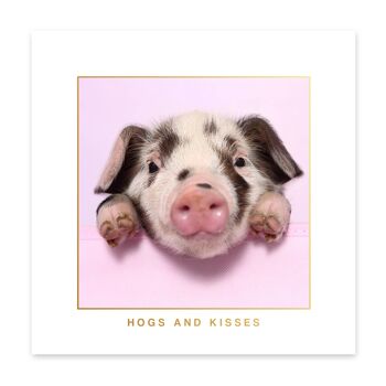 Carte Hogs and Kisses 2