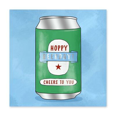 Hoppy Beerday Funny Card