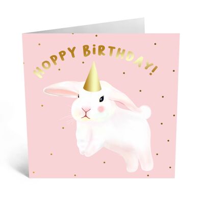 Hoppy Birthday Card