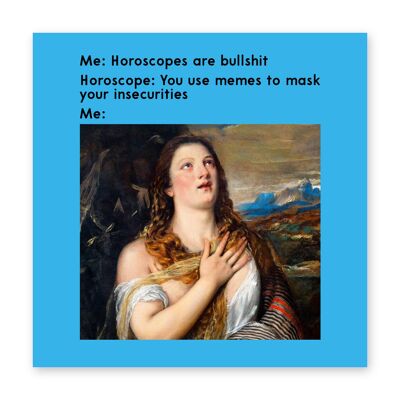 Horoskop-Meme-Karte