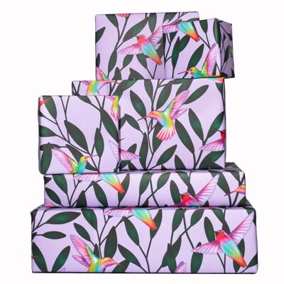 Humming Bird Wrapping Paper - 1 Sheet