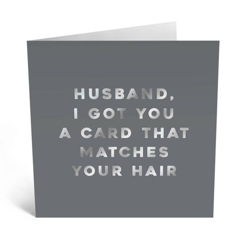 Husband Card to Match Your Hair Card