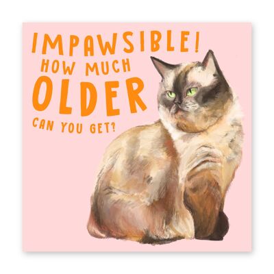 Impawsible How Much Older Card