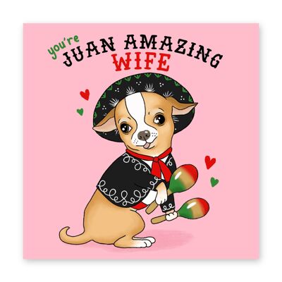 Juan Amazing Wife Card