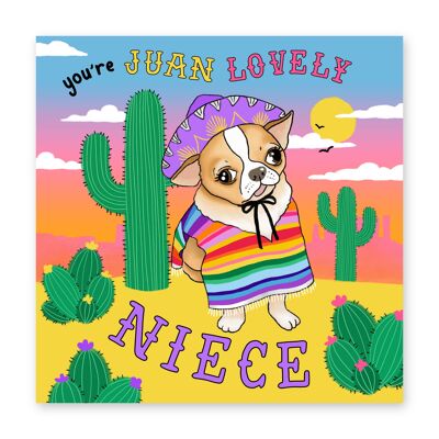 Juan Lovely Niece Card