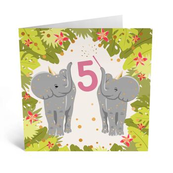 Carte Anniversaire Jungle 5 3