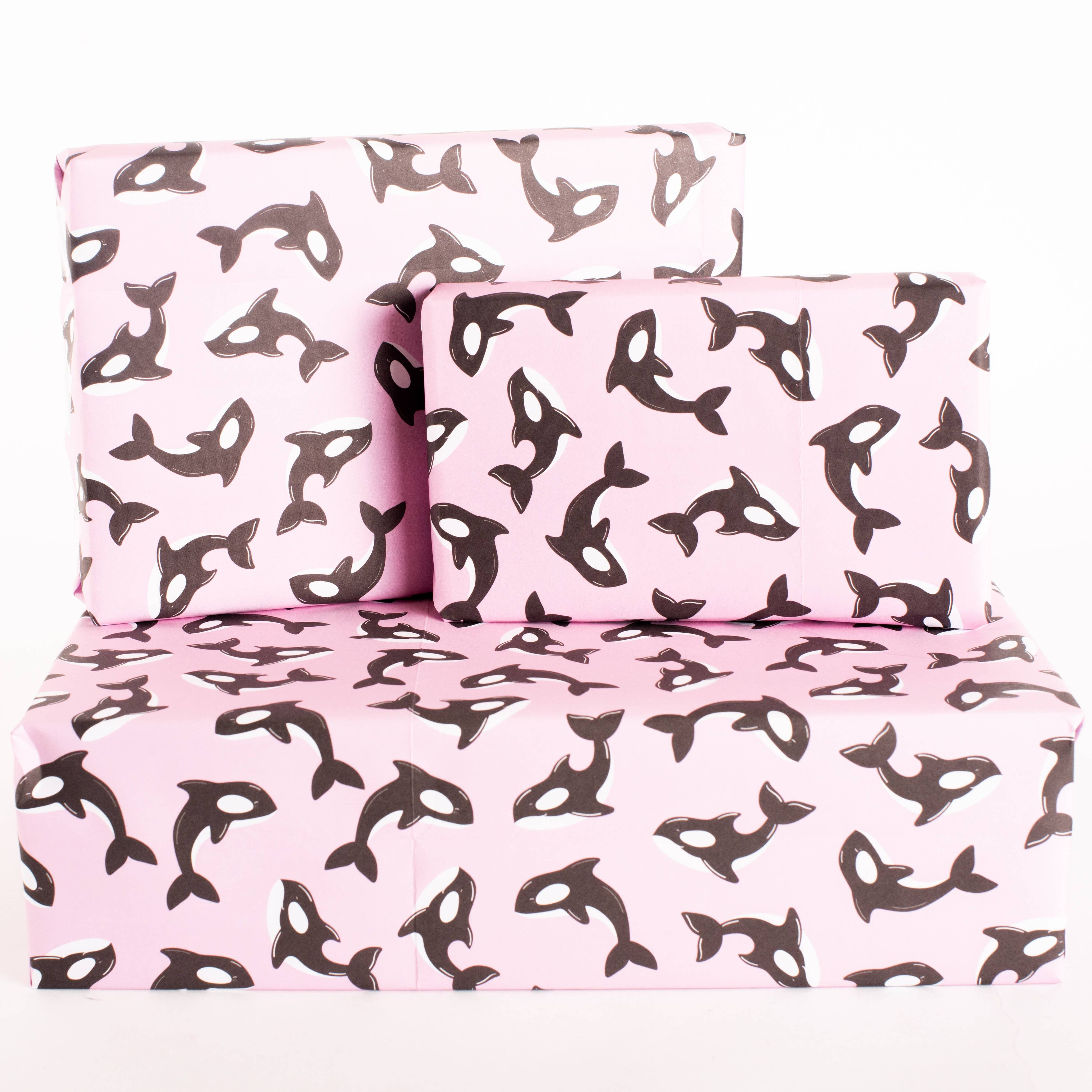 Carta da regalo di balene assassine - 1 foglio