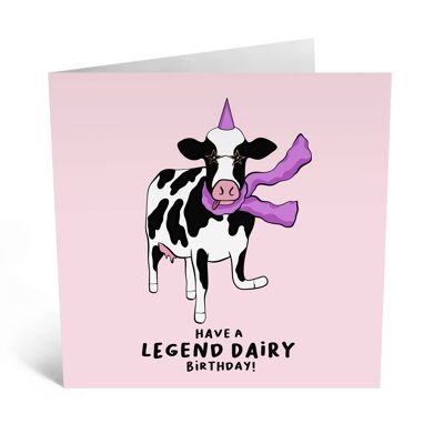 Tarjeta de cumpleaños Legend Dairy