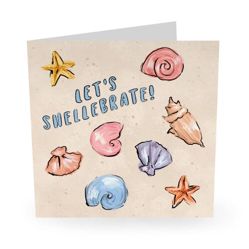 Let's Shellebrate Cute Birthday Card