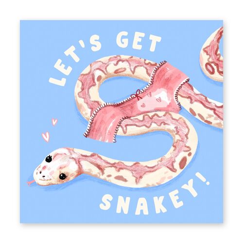 Let’s Get Snakey Card