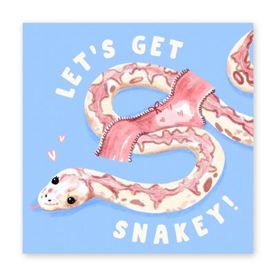 Let's Get Snakey Card