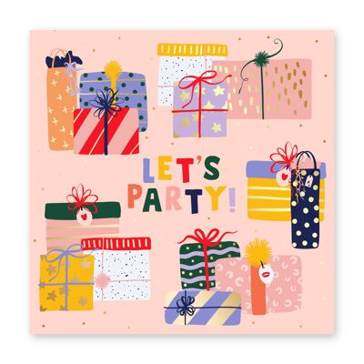 Let’s Party Presents Card