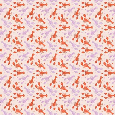 Lobsters Wrapping Paper - 1 Sheet