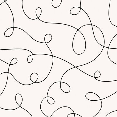 Loopy Lines Geschenkpapier – 1 Blatt