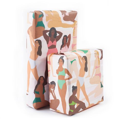 Lounging Ladies Wrapping Paper - 1 Sheet