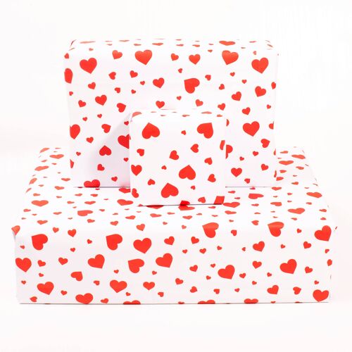 Love Hearts Wrapping Paper - 1 Sheet