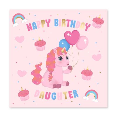 Luna Birthday Daughter Card