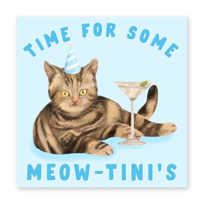 Meow-tini’s Card