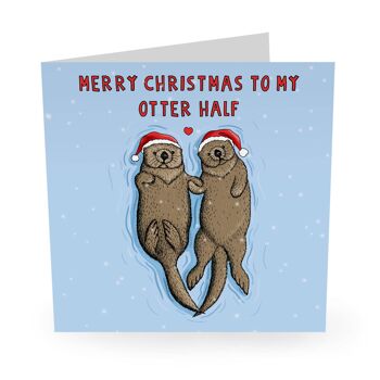 JOYEUX NOËL MOITIÉ DE LOUTRE 1