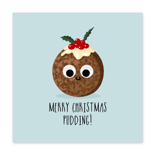 MERRY CHRISTMAS PUDDING