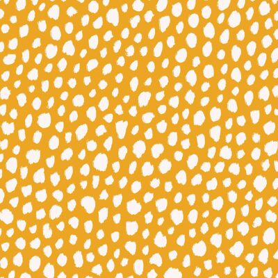 Mustard Dots Wrapping Paper - 1 Sheet
