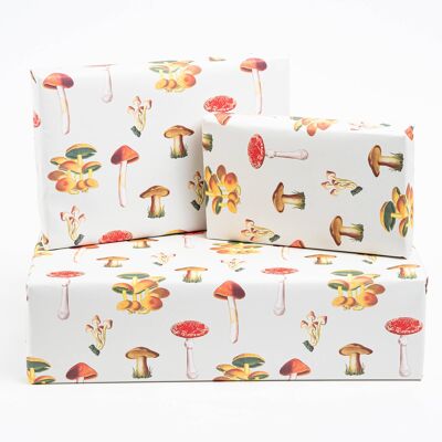 Mushrooms Wrapping Paper - 1 Sheet