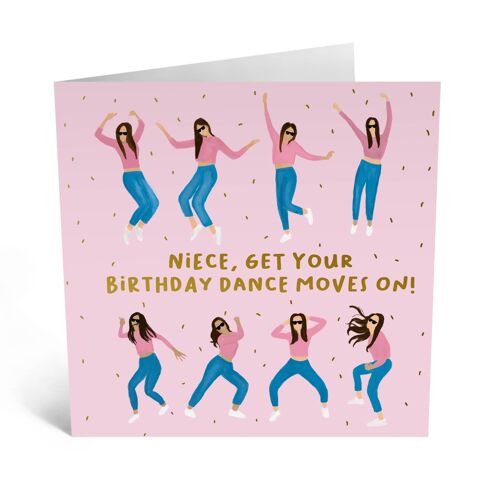 Niece Get Your Dance Moves On  Card