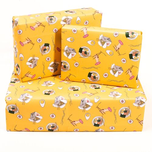 Noodles Wrapping Paper - 1 Sheet