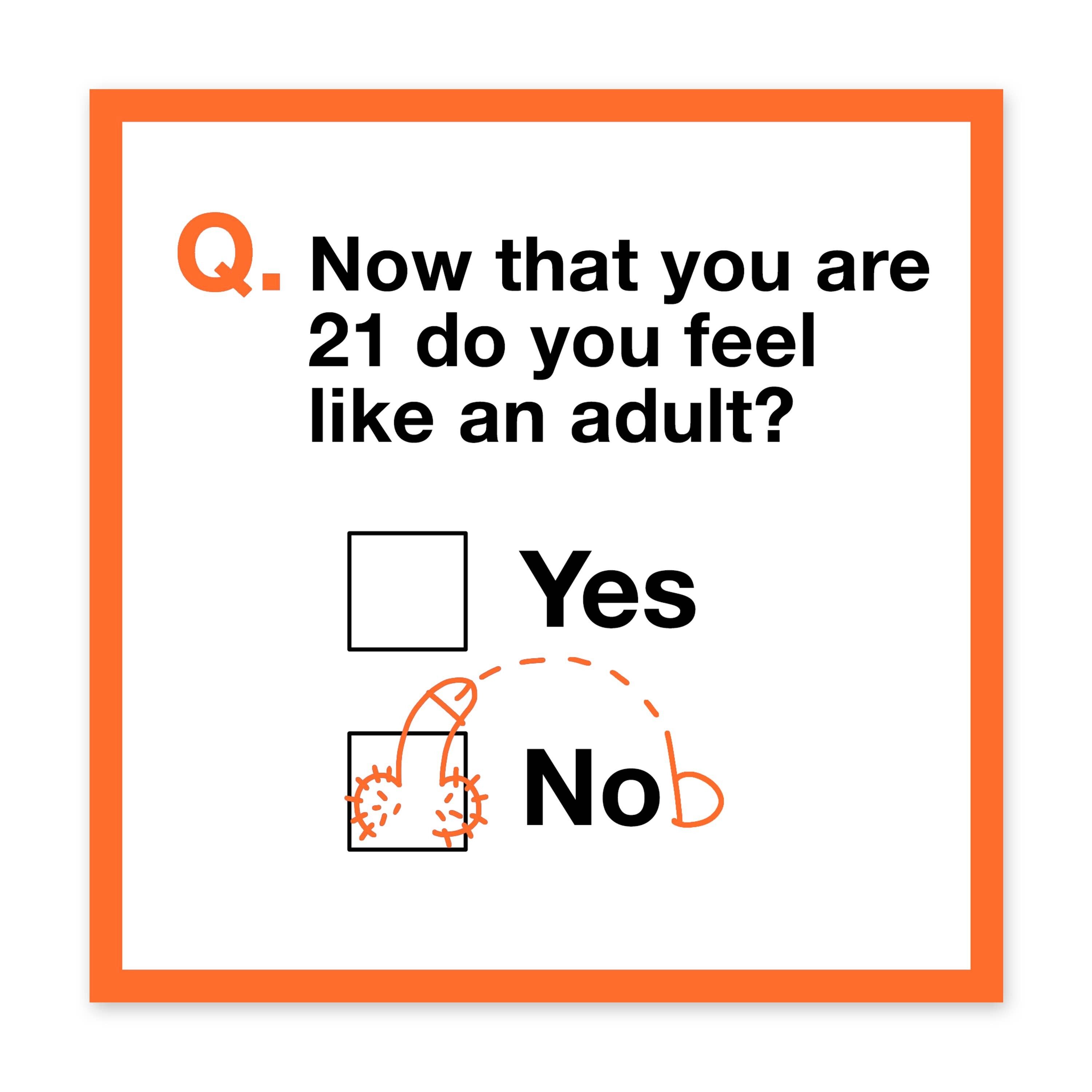 Ora che hai 21 anni Card