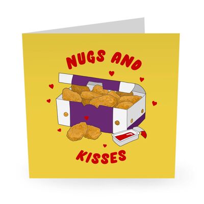 Nugs And Kisses Tarjeta de Amor Divertida - 2