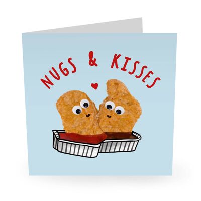 Nugs And Kisses Funny Love Card