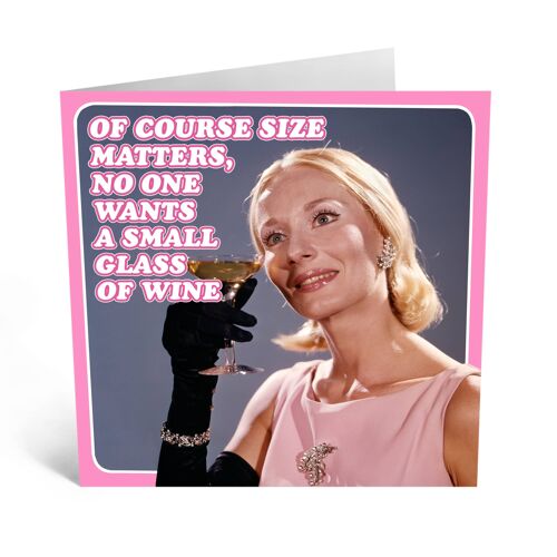 Of Course Size Matters Card