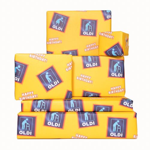 Oldi Wrapping Paper - 1 Sheet