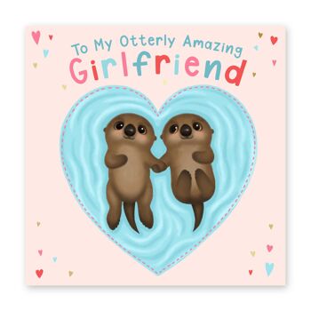 Carte de petite amie Ollie Otter 1