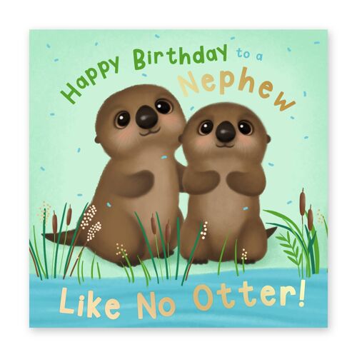 Ollie Otter Nephew Card
