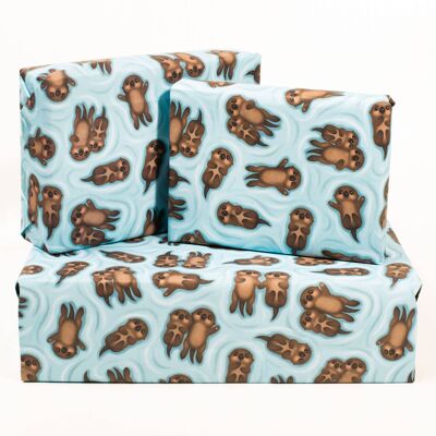 Ollie Otter Wrapping Paper - 1 Sheet
