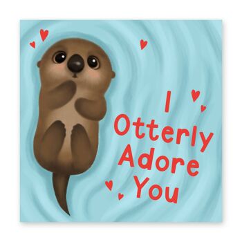 Carte Ollie Otterly Adore You 1