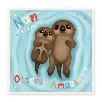 Ollie Otterly erstaunliche Nan-Karte