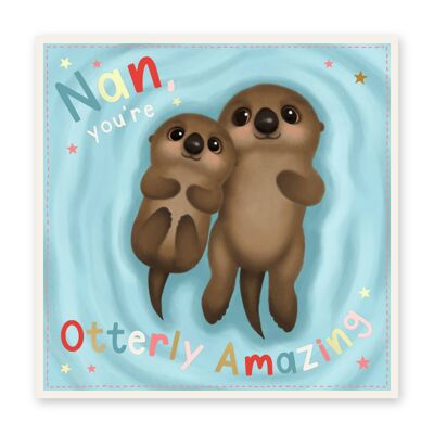 Tarjeta Ollie Otterly Amazing Nan