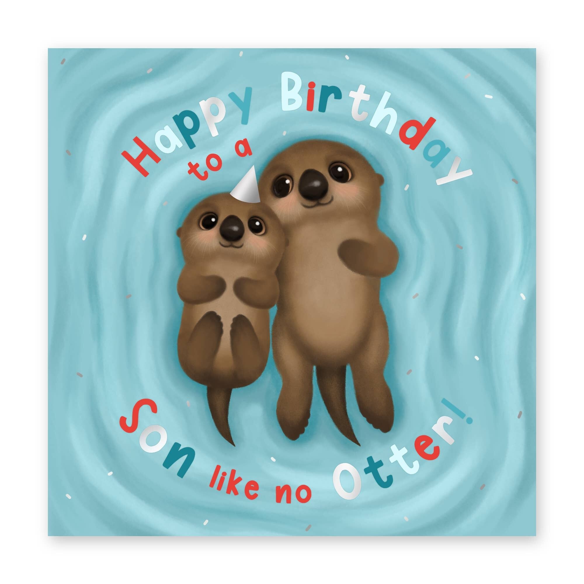 Ollie Son Like No Otter Card