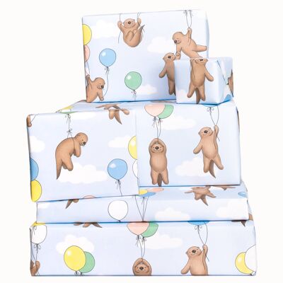 Otter Sky Geschenkpapier - 1 Blatt