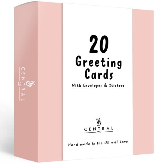 Pack Of 20 Cute & Playful Birthday Cards For Men & Women