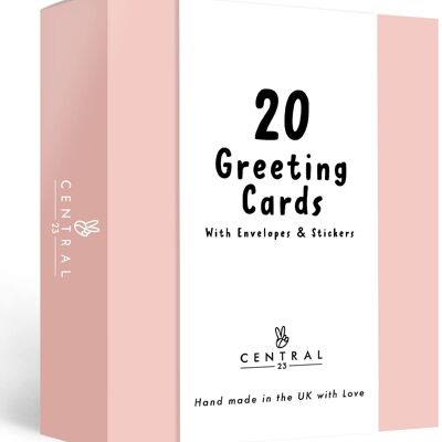 Pack Of 20 Cute & Playful Birthday Cards For Men & Women
